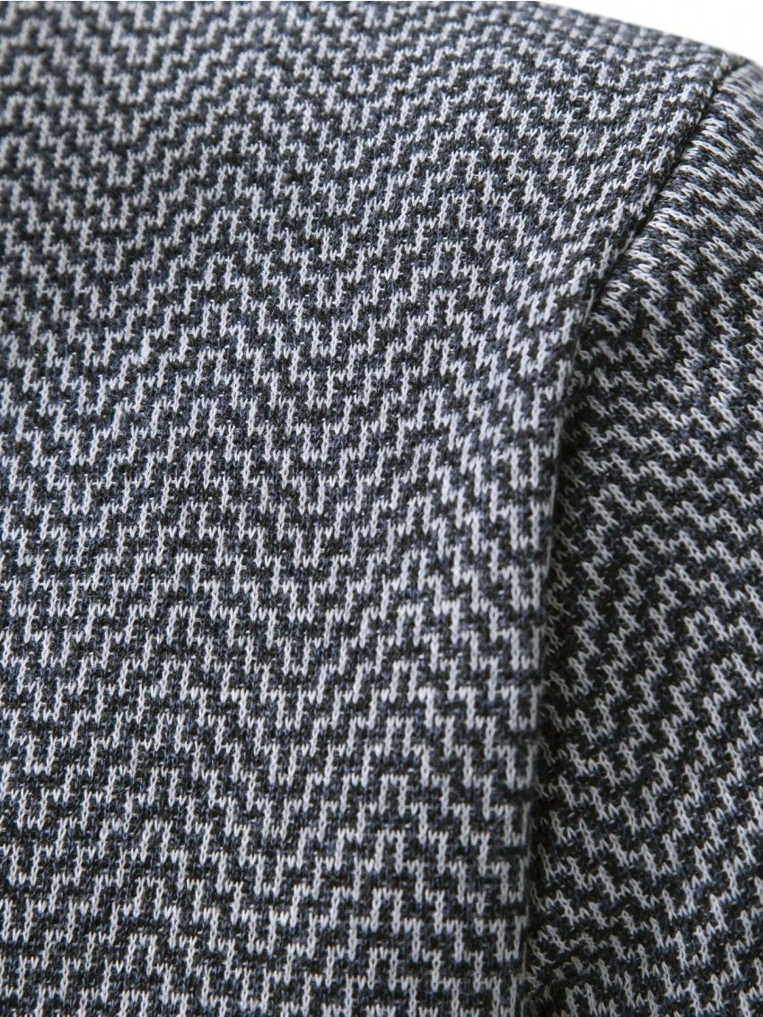 Manfinity Homme Men Contrast Trim Zipper Front Thermal Lined Cardigan