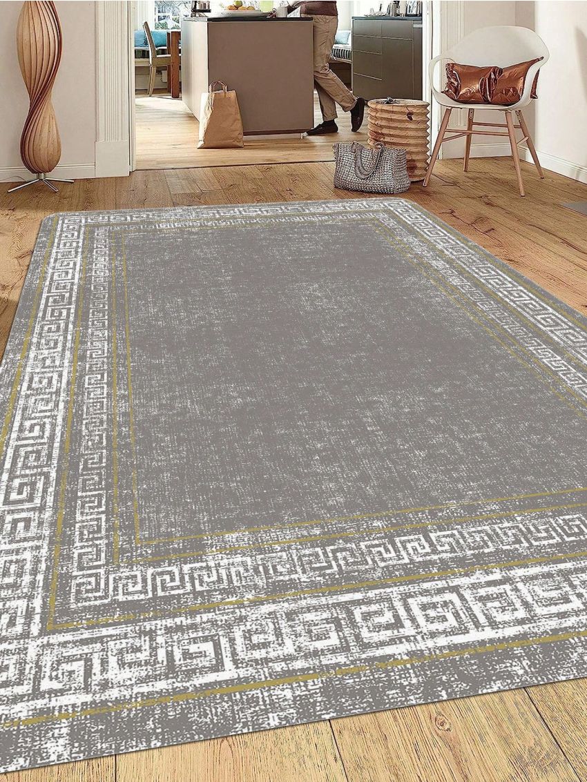 1pc Nordic Classical Style Soft Geometric Pattern Printed Carpet For Home Decoration, Living Room, Sofa, Table, Bathroom, Bedroom, Elegant Lady's Room Area Rug