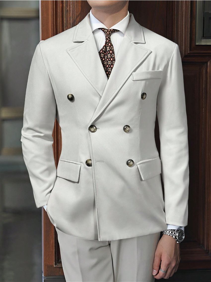 Men's Double Breasted Suit Jacket
