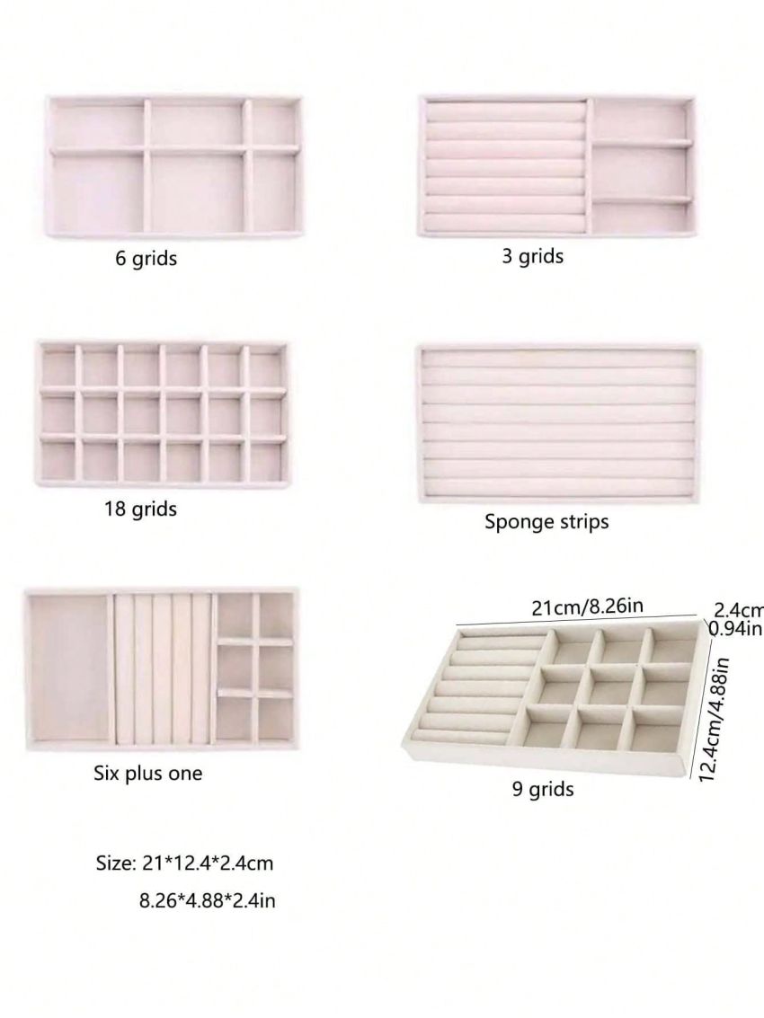 1pc Jewelry Ring Accessory Storage Box