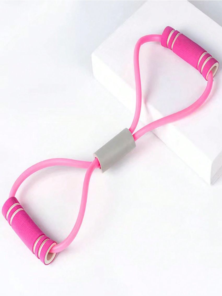 1pc 8-shaped Pull Rope Yoga Elastic Chest Exerciser For Fitness, Back & Chest Toning