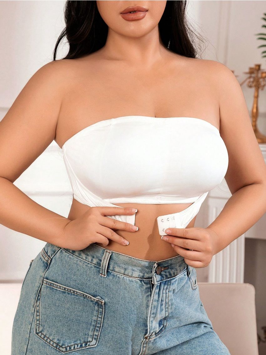 Plus Size Push-up Strapless Bra