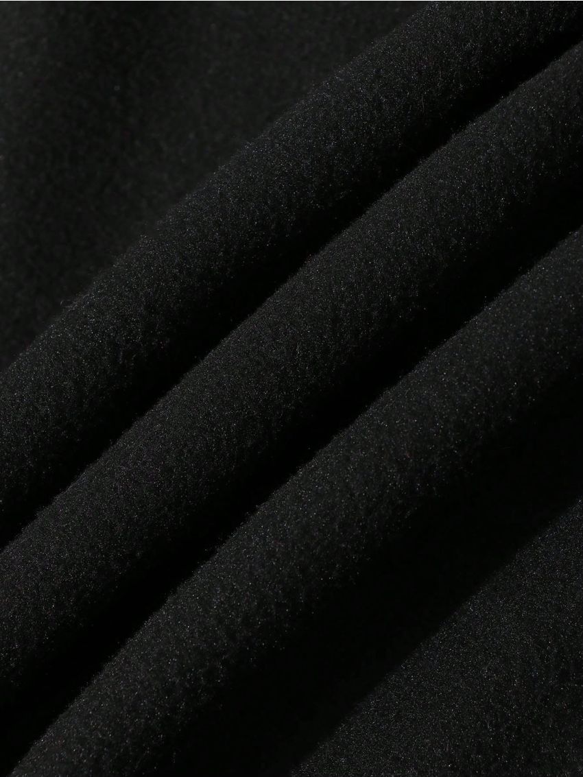 ROMWE Grunge Punk Men's Letter Skull Printed Zip Up Hoodie