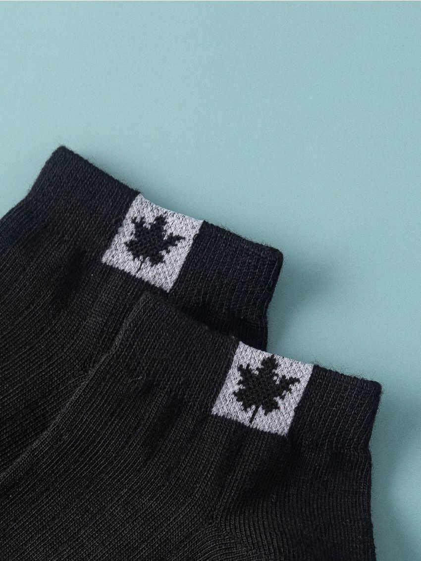 7pairs Men Maple Leaf Ankle Socks