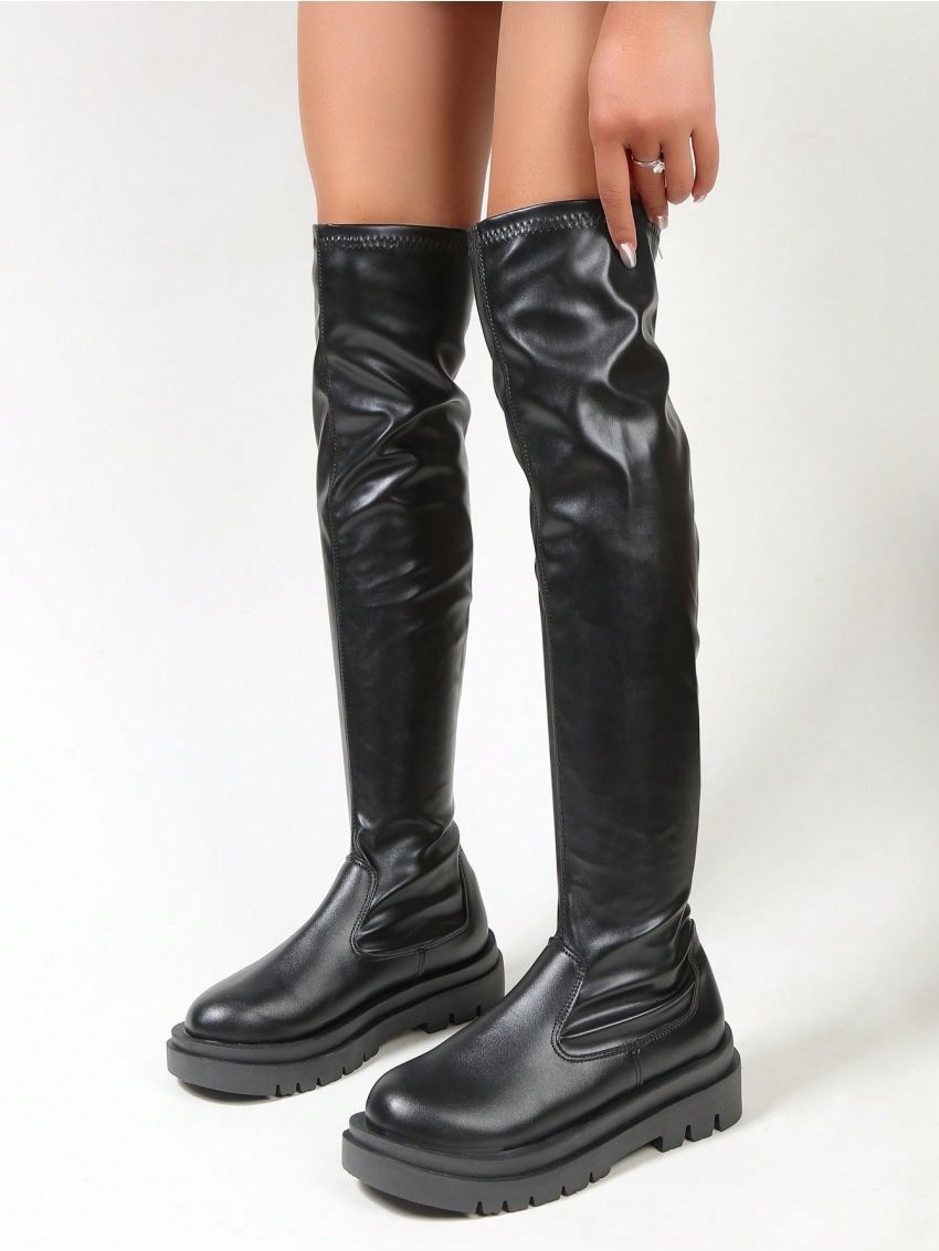 Women's Fashionable Over-the-knee Boots, Autumn-winter