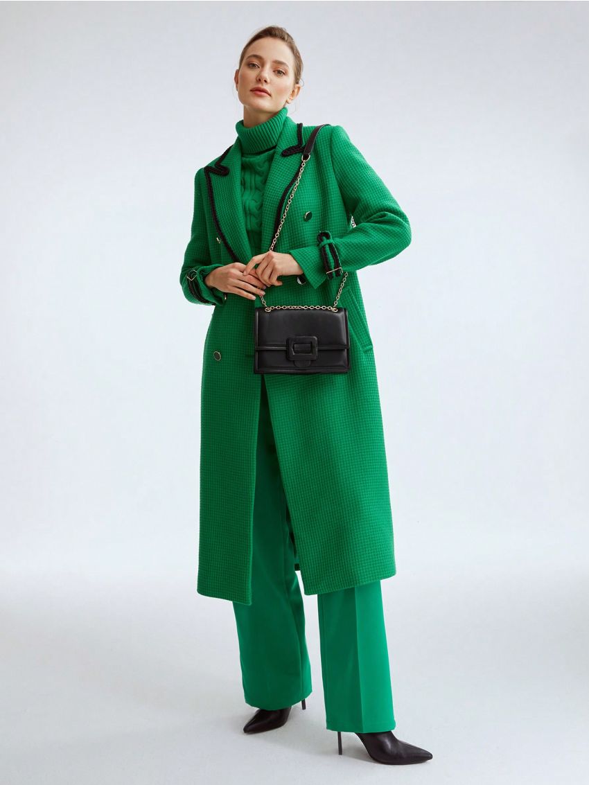 MOTF PREMIUM SQUARE BUCKLE CHAIN BAG