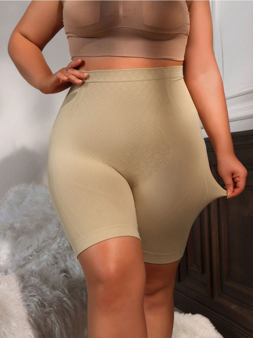 Plus Size High Waist Seamless Shapewear Shorts