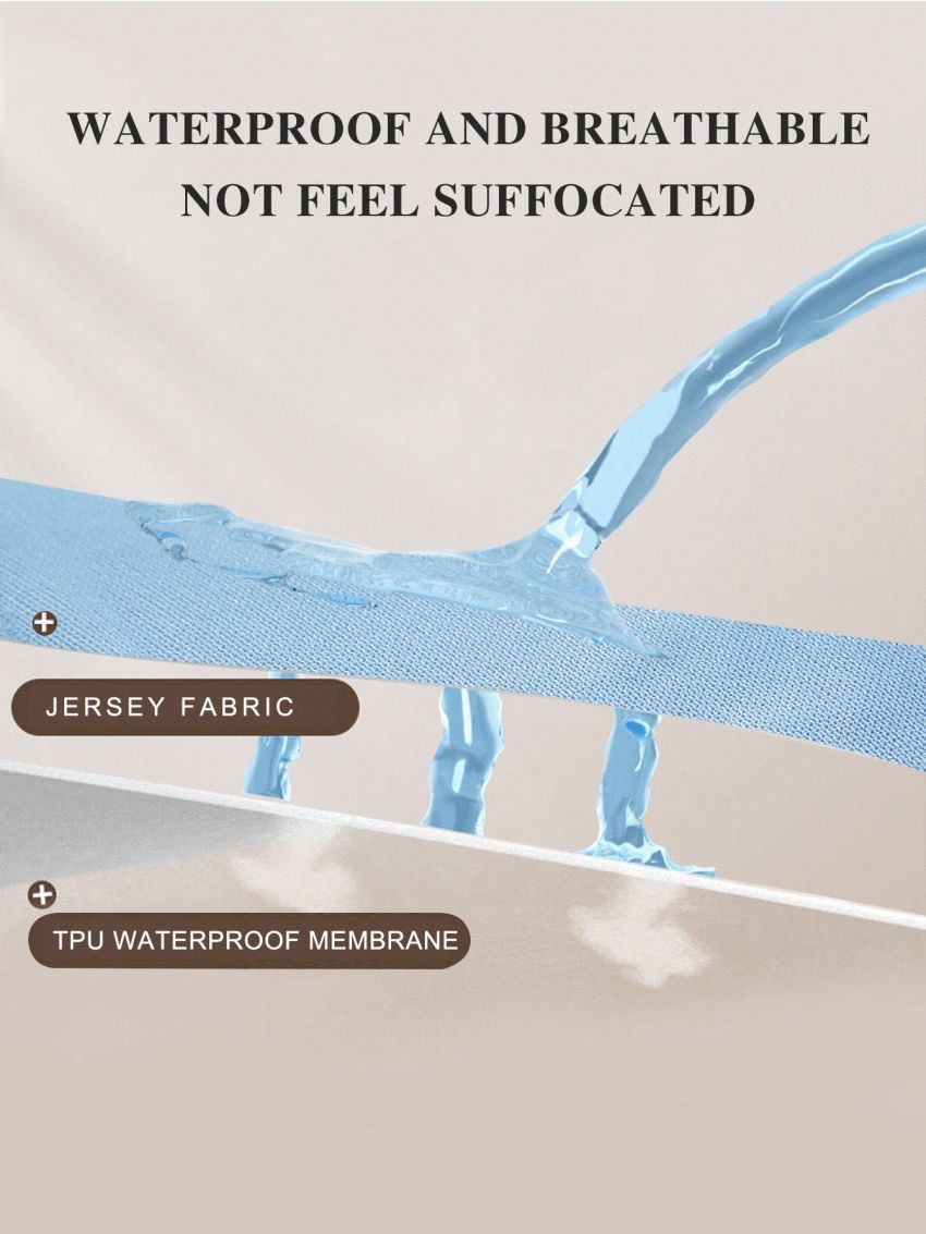 Blue Waterproof Mattress Protector