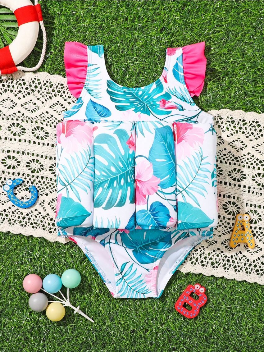 Infant Girls' Floatation Swimwear With Function