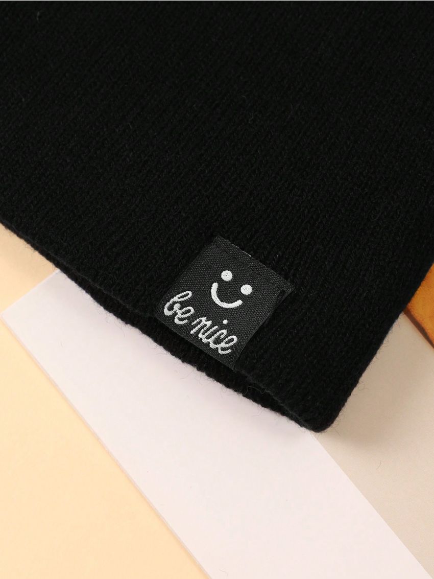 Prismatic Plum Casual Outdoor Label Men's Knit Beanie