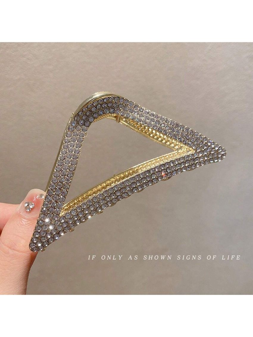 Pearl Decor Hair Claw Clip For Women, Suitable For Autumn, Winter, Hair Buns, Large Size, Hair Claw, Headwear