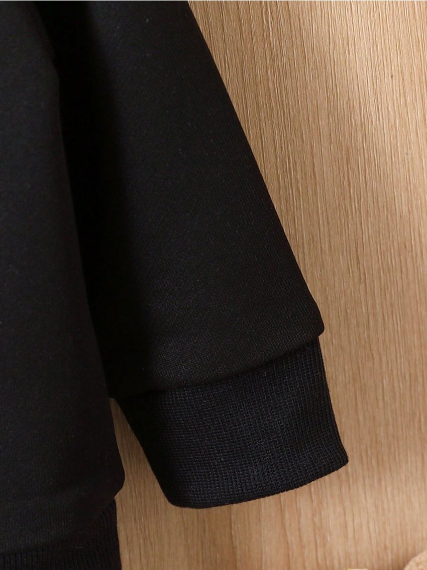 Baby Oil Painting Print Sweatshirt