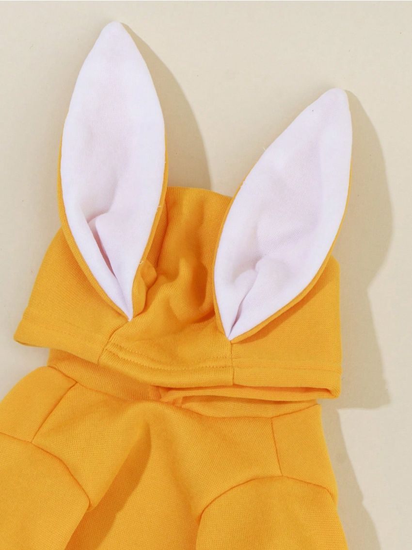 PETSIN Petsin Yellow Rabbit Pet Hoodie, 1pc