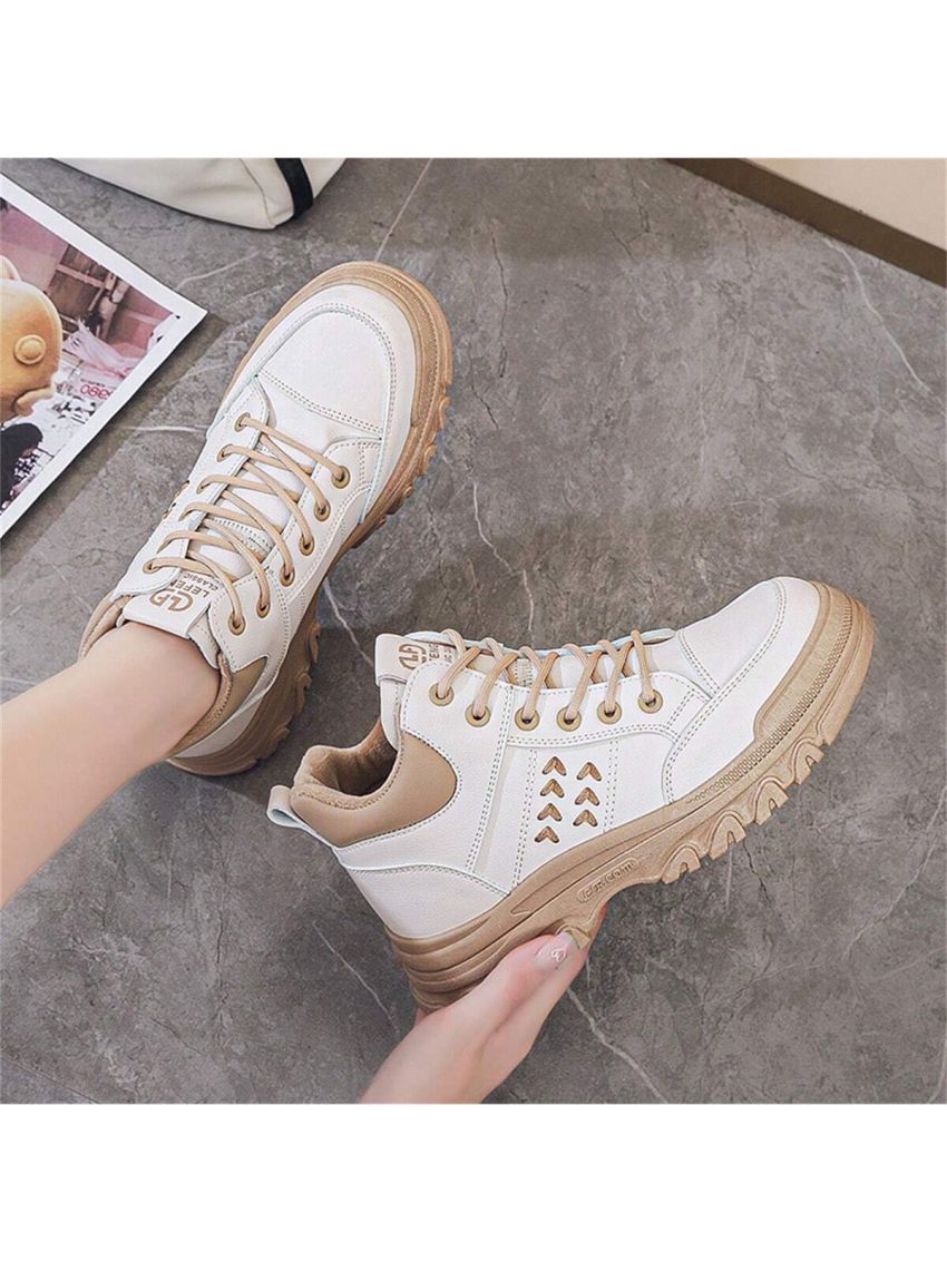 Women's Pu Leather Shoes, Pumps, Wedge Heel Boots, Sneakers, Casual Footwear