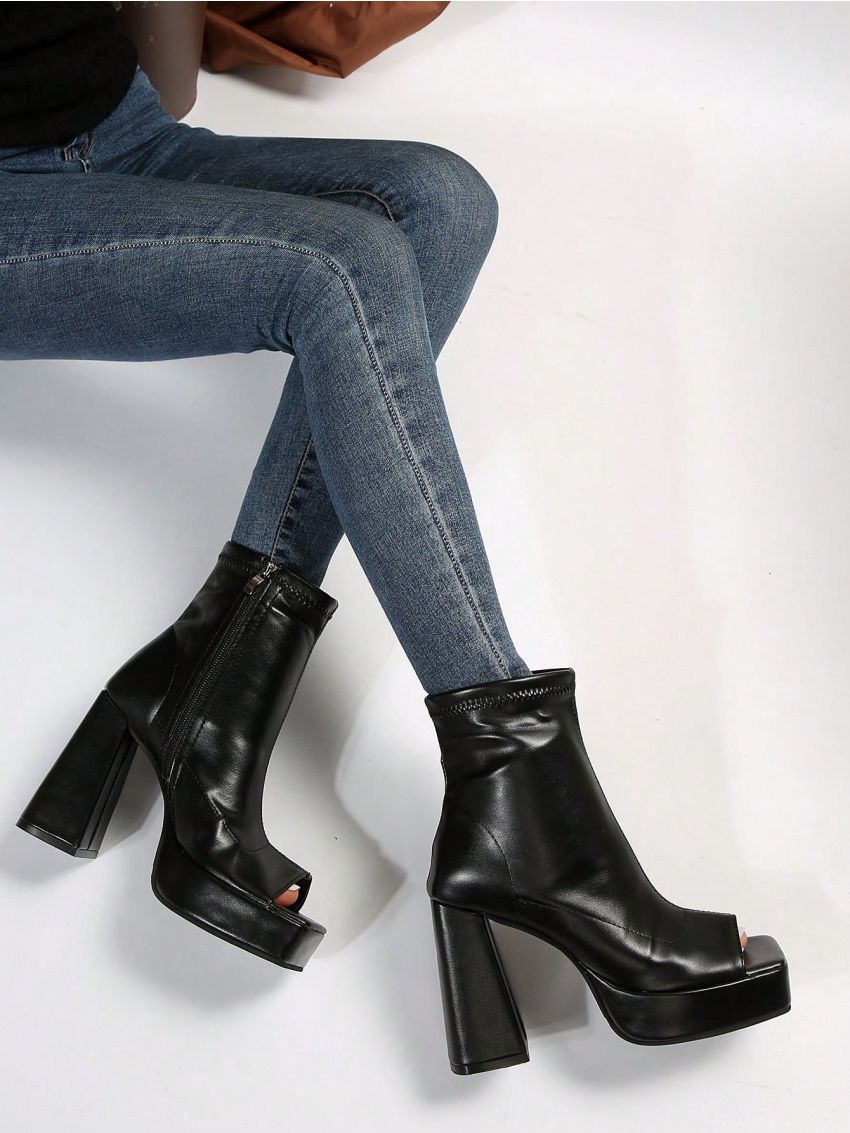 New Arrival Spring & Autumn Fashionable Single Ankle Boots For Daily Wear