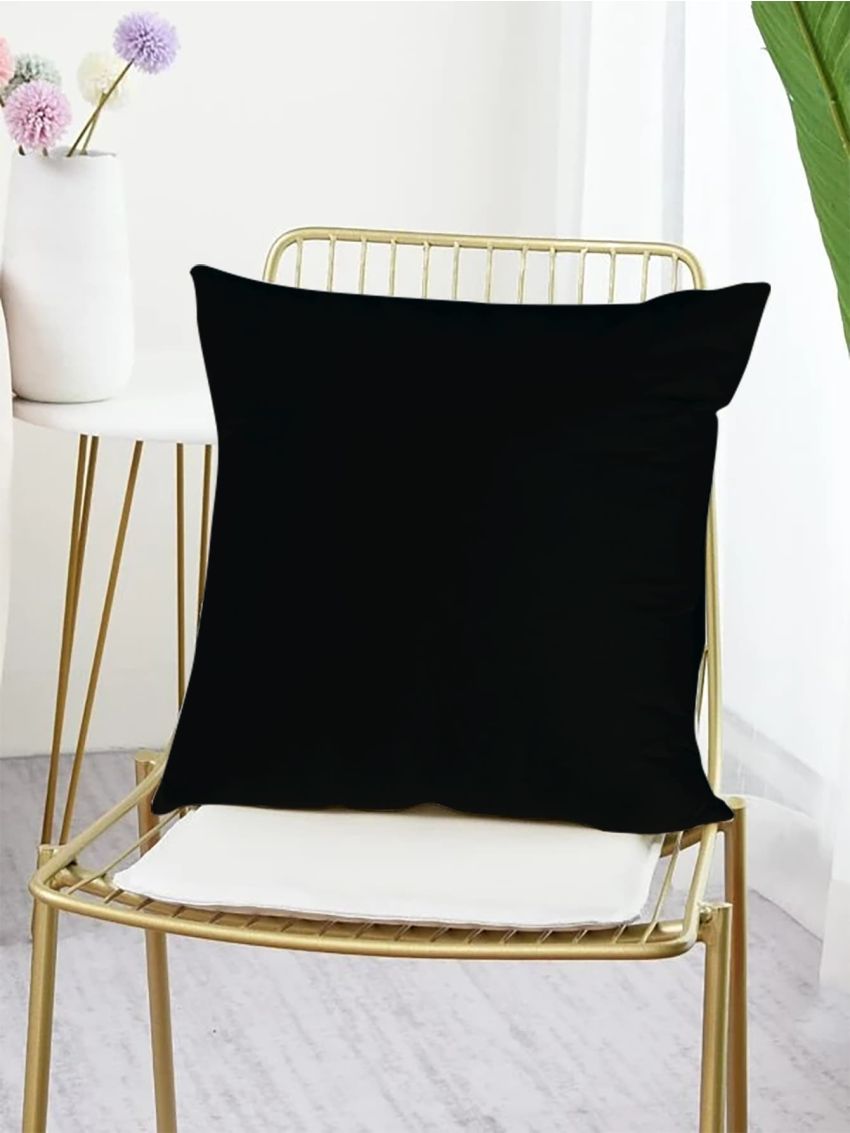 1pc Plain Cushion Cover Without Filler,Simple Polyester Washable Decorative Square Pillowcase For Home Decoration