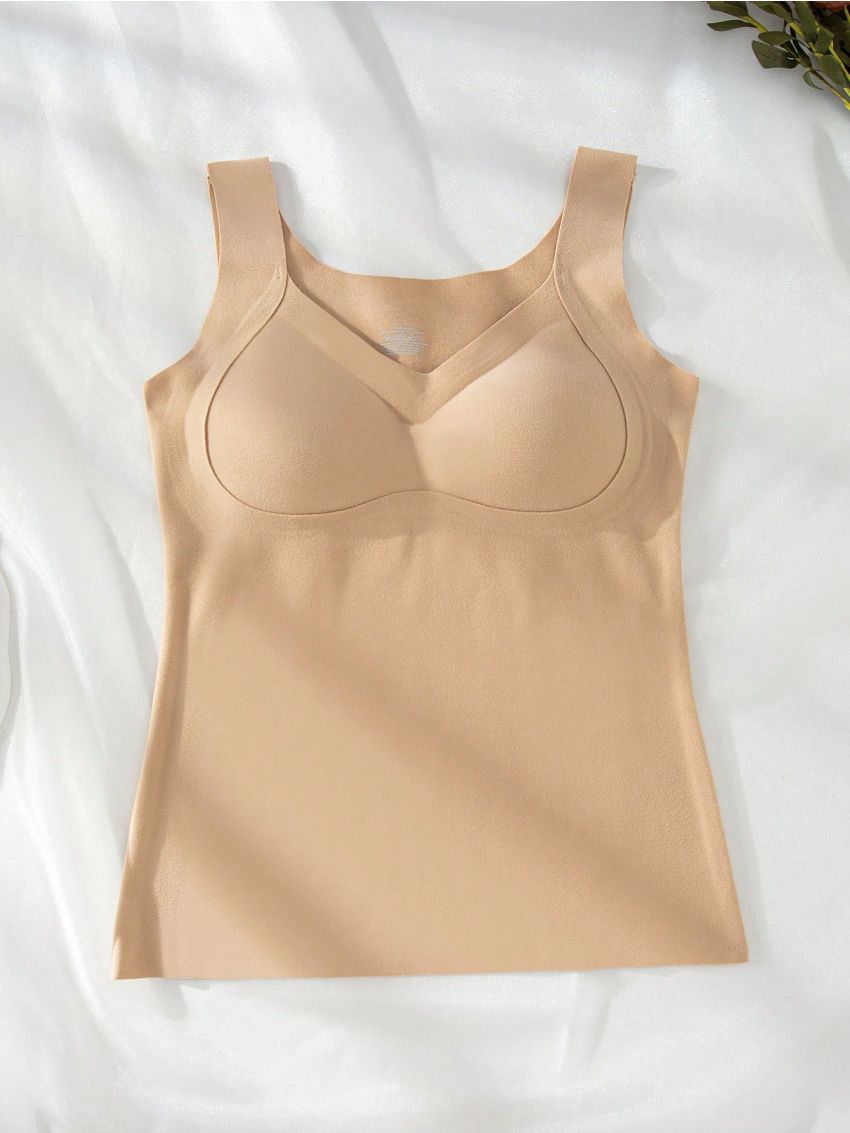 Women'S Four-Season Base Layer/Vest (With Built-In Bra) Thermal Vest