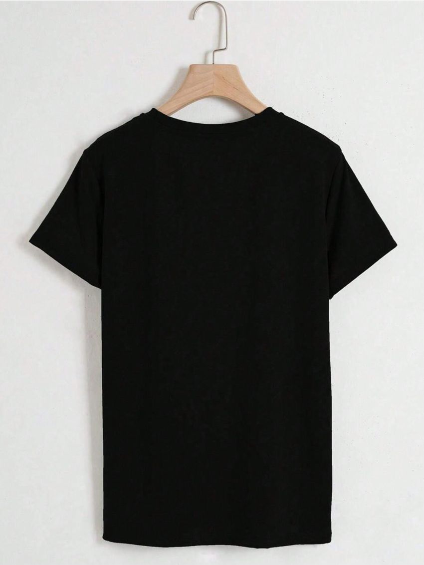 SHEIN LUNE Christmas Print Tee