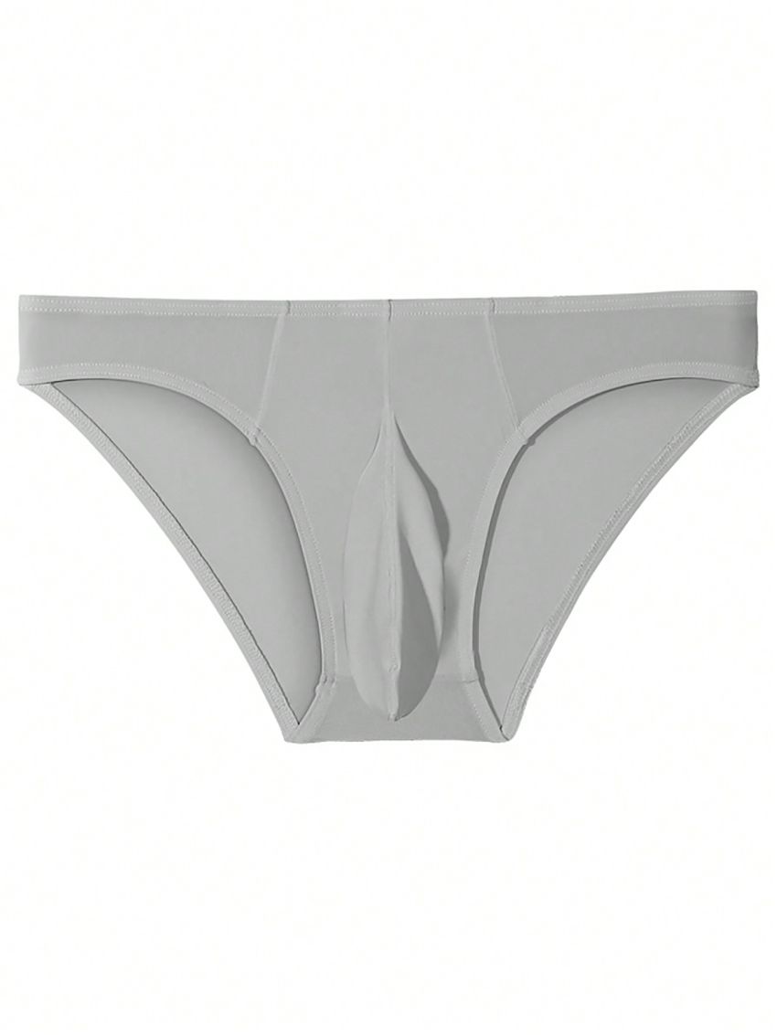 1pc Men's Gray Elephant Trunk Design Sexy Underwear