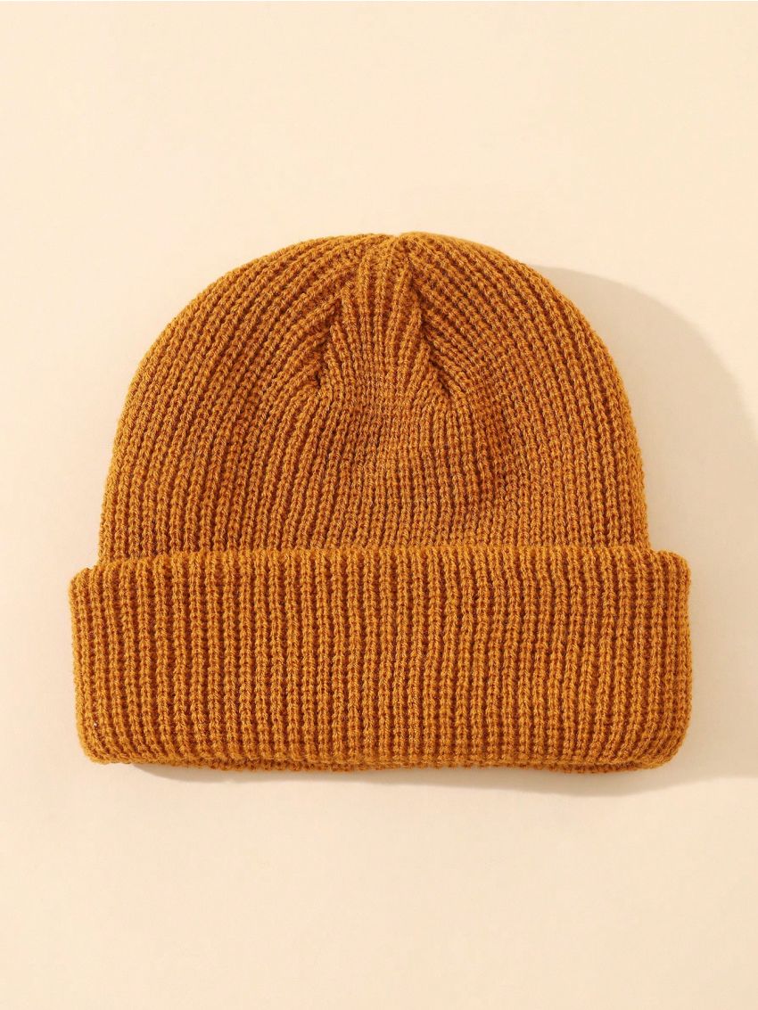 Men's Simple Knitted Flat Cap