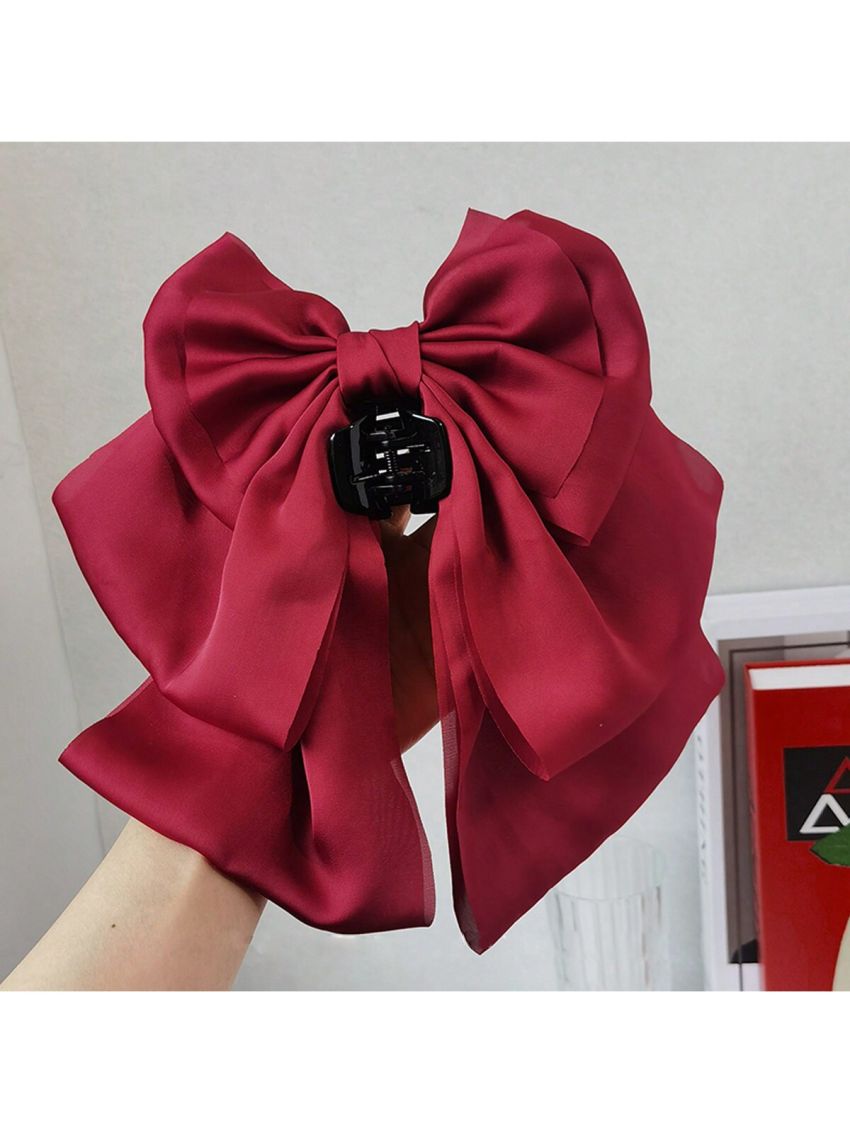 1pc Big Butterfly Bow Decor Hair Claw