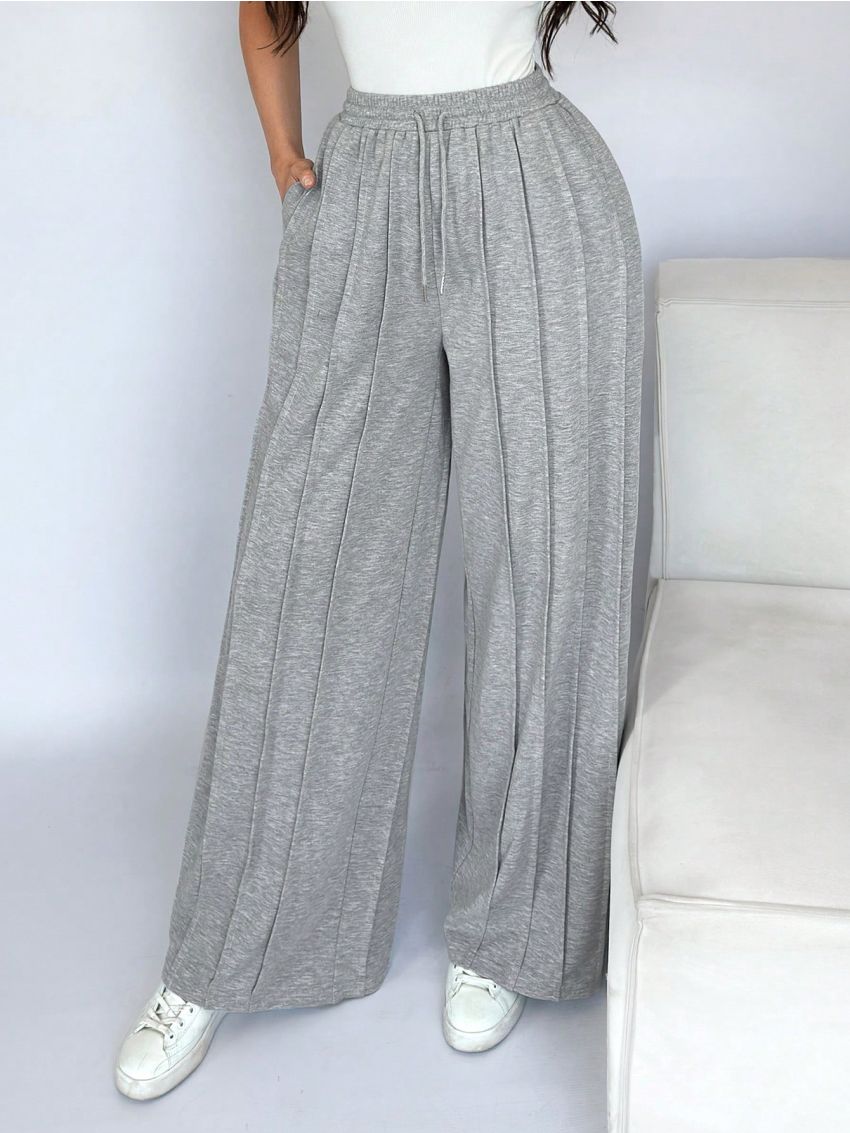 SHEIN SXY Women'S Pleated Street Style All-Match Plaid Pants