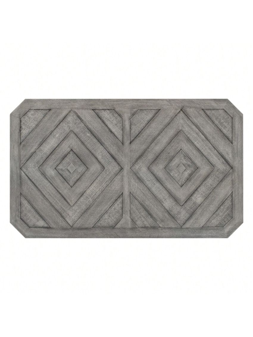 Nestfair Rubber Wood 6-Piece Dining Table Set with 4 Chairs and Bench