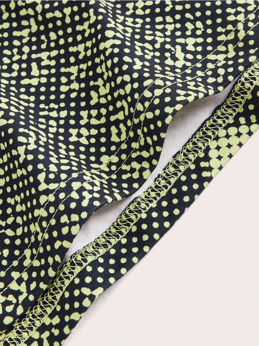 SHEIN Coolane Women'S Plus Size Letter & Heart Printed Skirt