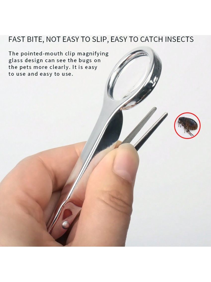 1set 8 In 1 Multi-functional Cat & Dog Tick Removal Tool Pet Flea Tick Remover Kit