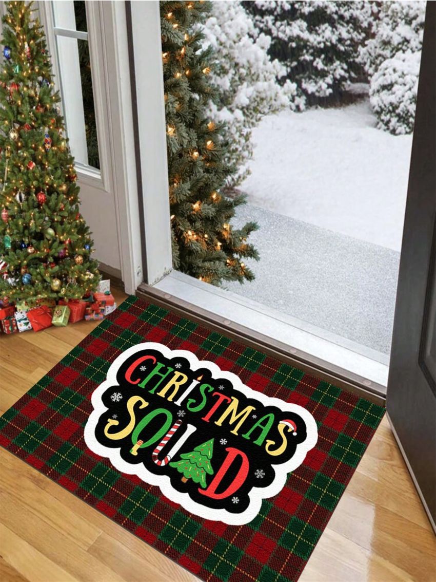 SHEIN Christmas Themed Living Room And Kitchen Area Rug