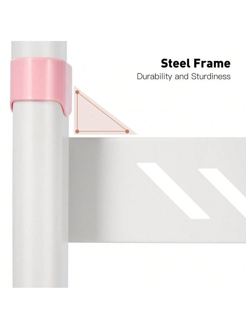 Adjustable Kids Desk with Hutch and Drawers, 40