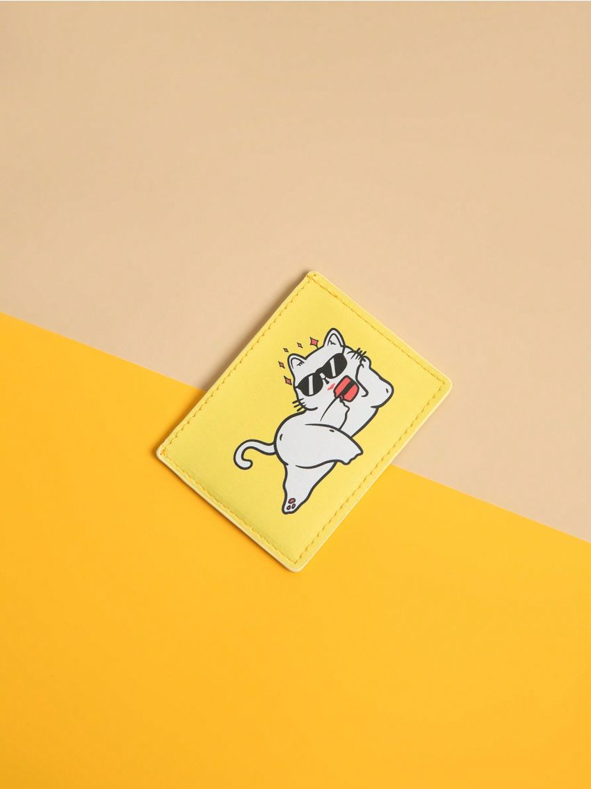Ronwaystd Fashionable And Portable Cat Themed Card Holder