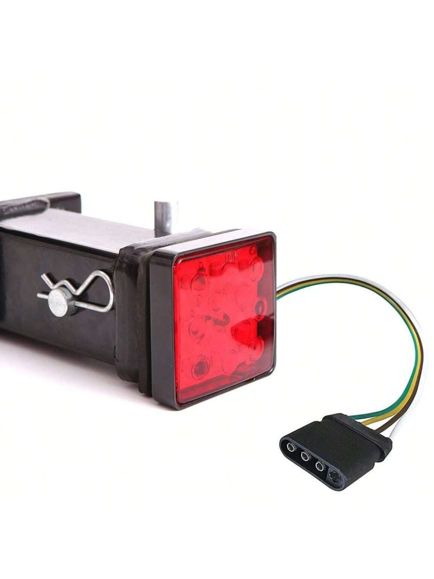 1pc 12led Brake Light Cross-border American Trailer Light 2 Inch Trailer Mounting Device Cover Trailer Light