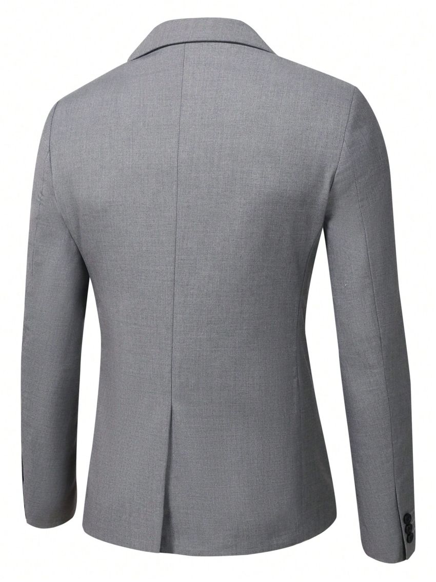 Manfinity Hypemode Men's Turn-down Collar Suit Jacket