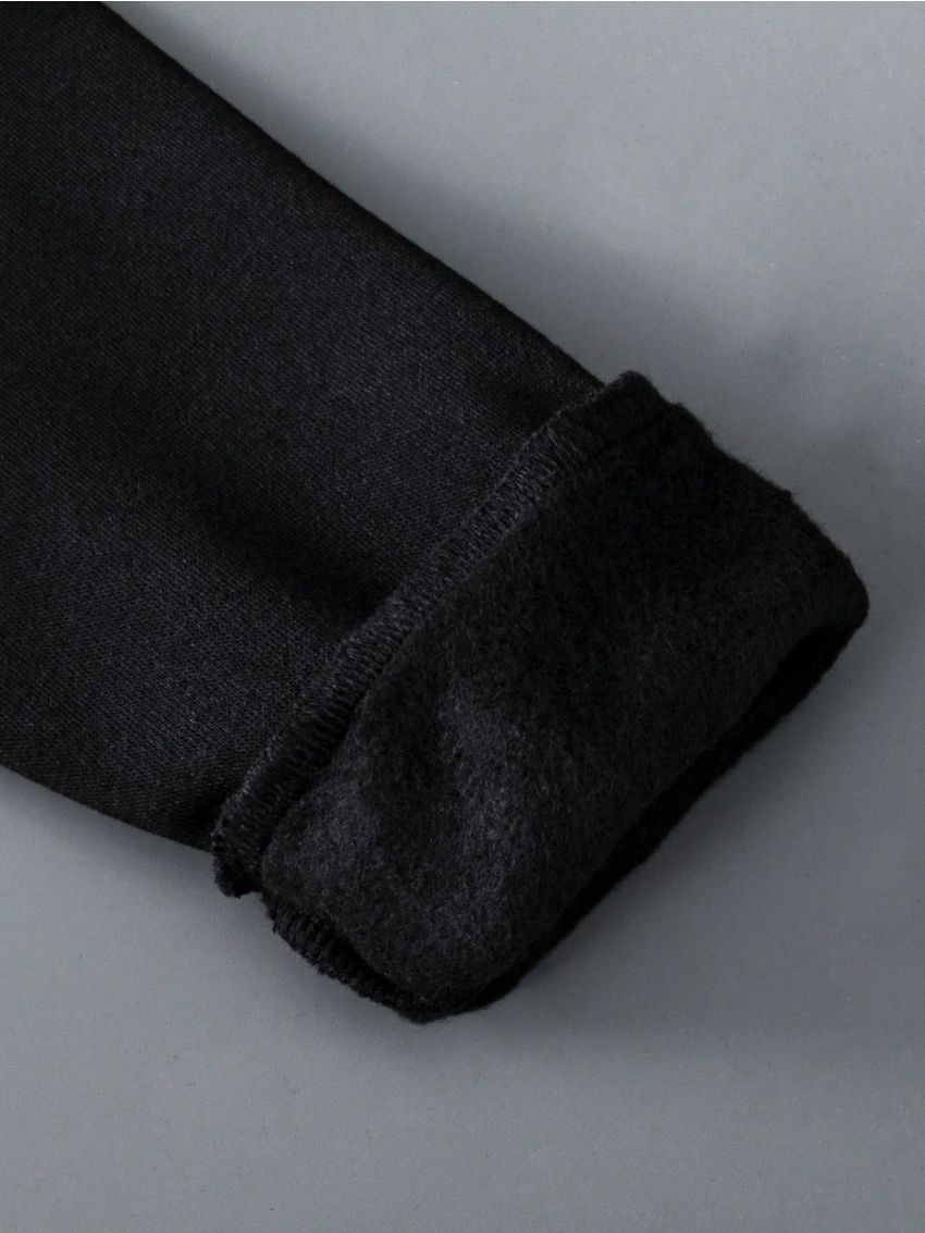 Boys' Gaming Controller & Letter Print Hooded Fleece Sweatshirt, Winter