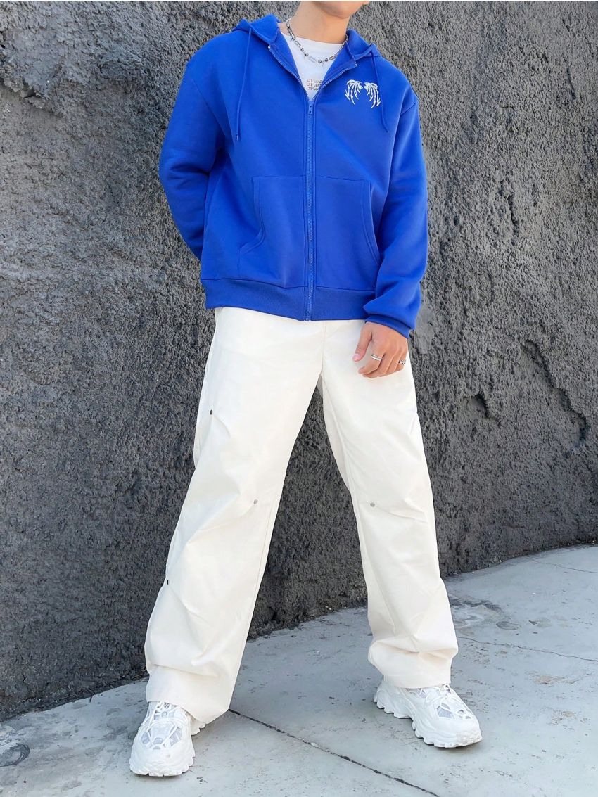 Manfinity Hypemode Men's Wing Printed Hoodie