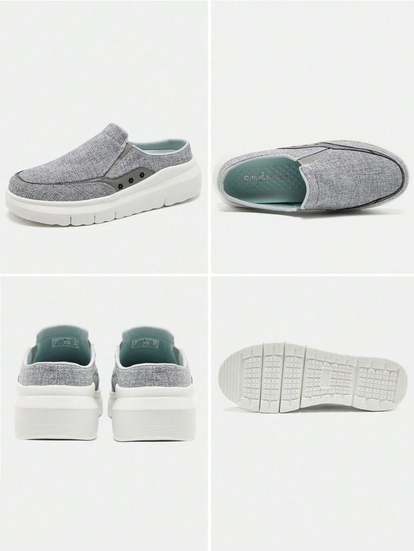 OrthoComfoot Womens Classic Orthopedic Soft Loafers, Breathable Arch Support Slip On Shoes for Hanging Out, Plantar Fasciitis Light-Weight Colgs for Pronation