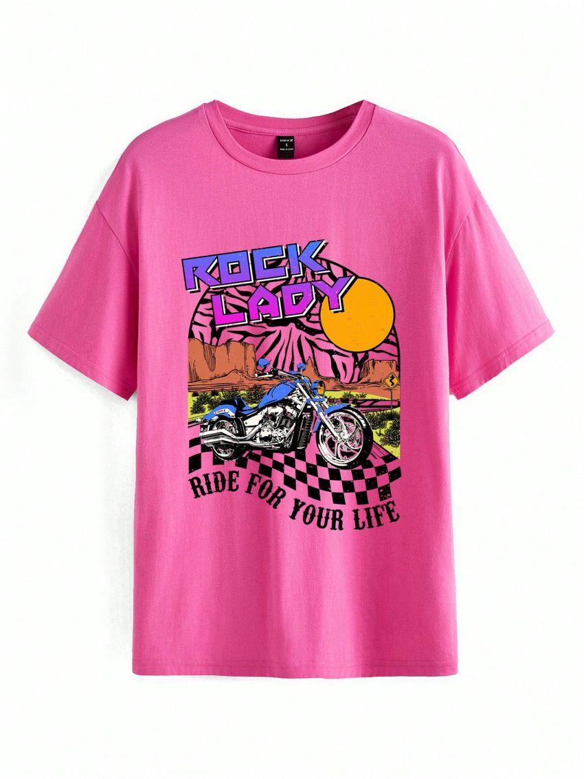 LM Estudio Round Neck Oversized Long T-Shirt