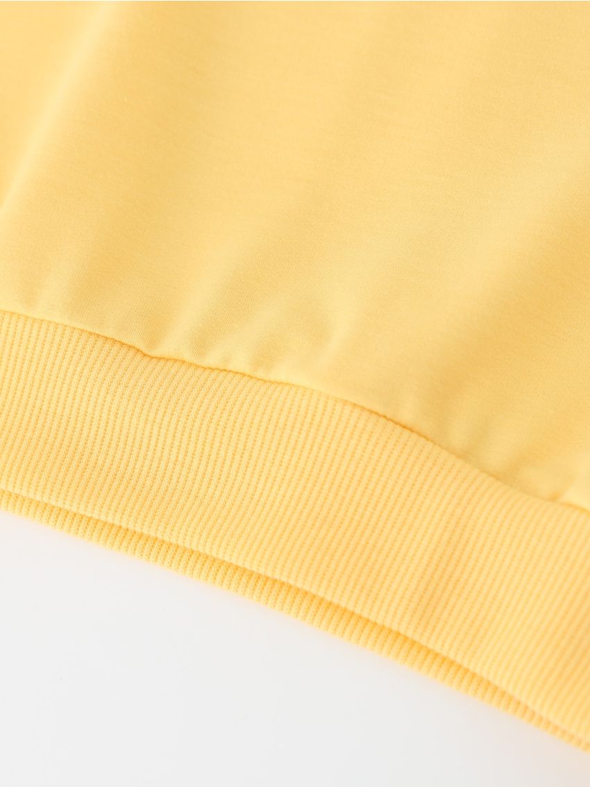 Young Girl Cartoon Graphic Pullover