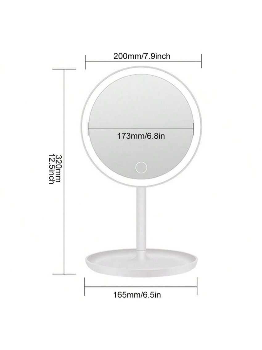 L197 White 5x Magnification Makeup Mirror For Beauty