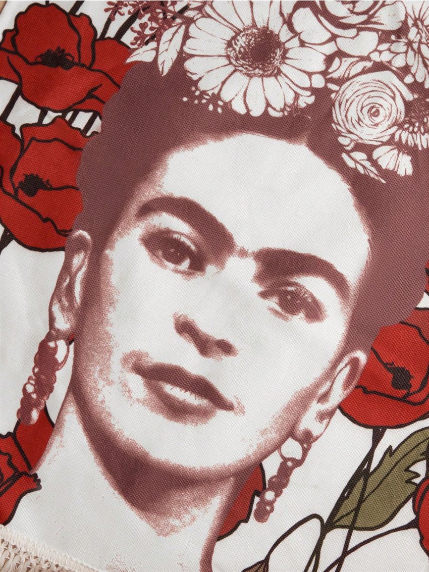 Frida Kahlo X SHEIN 1pc Wall Tapestry With Character Design