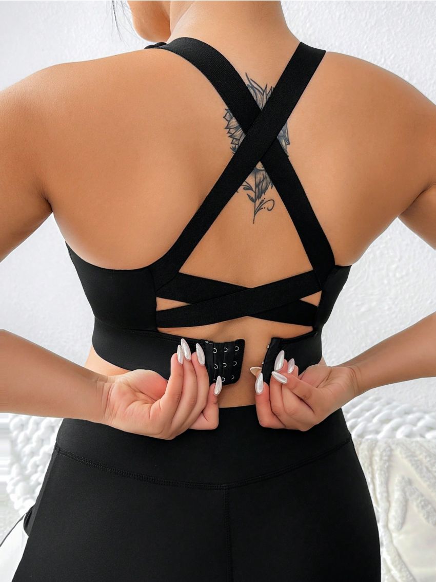 Yoga Basic Plus Size Fitness Yoga Sports Bra