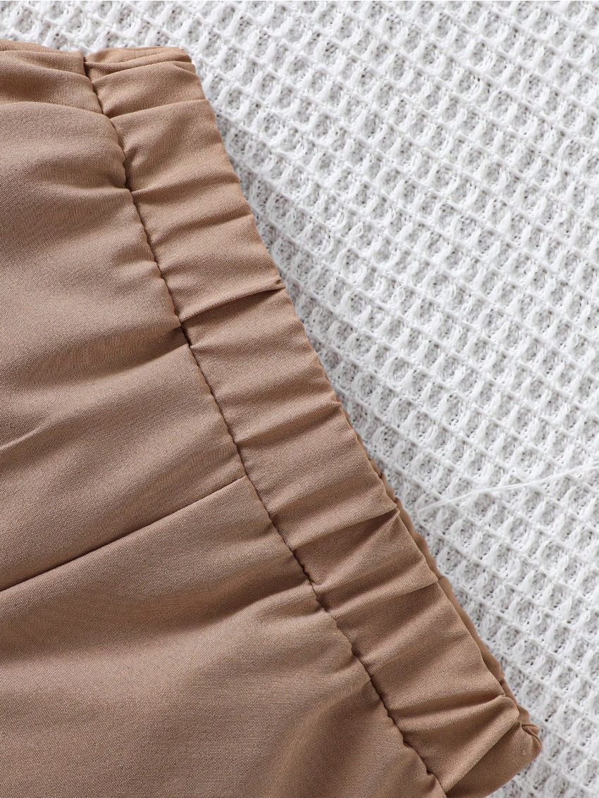 Baby Boy Butterfly Bowtie Gingham Short Sleeve Shirt, Shorts And Hat Outfit Set