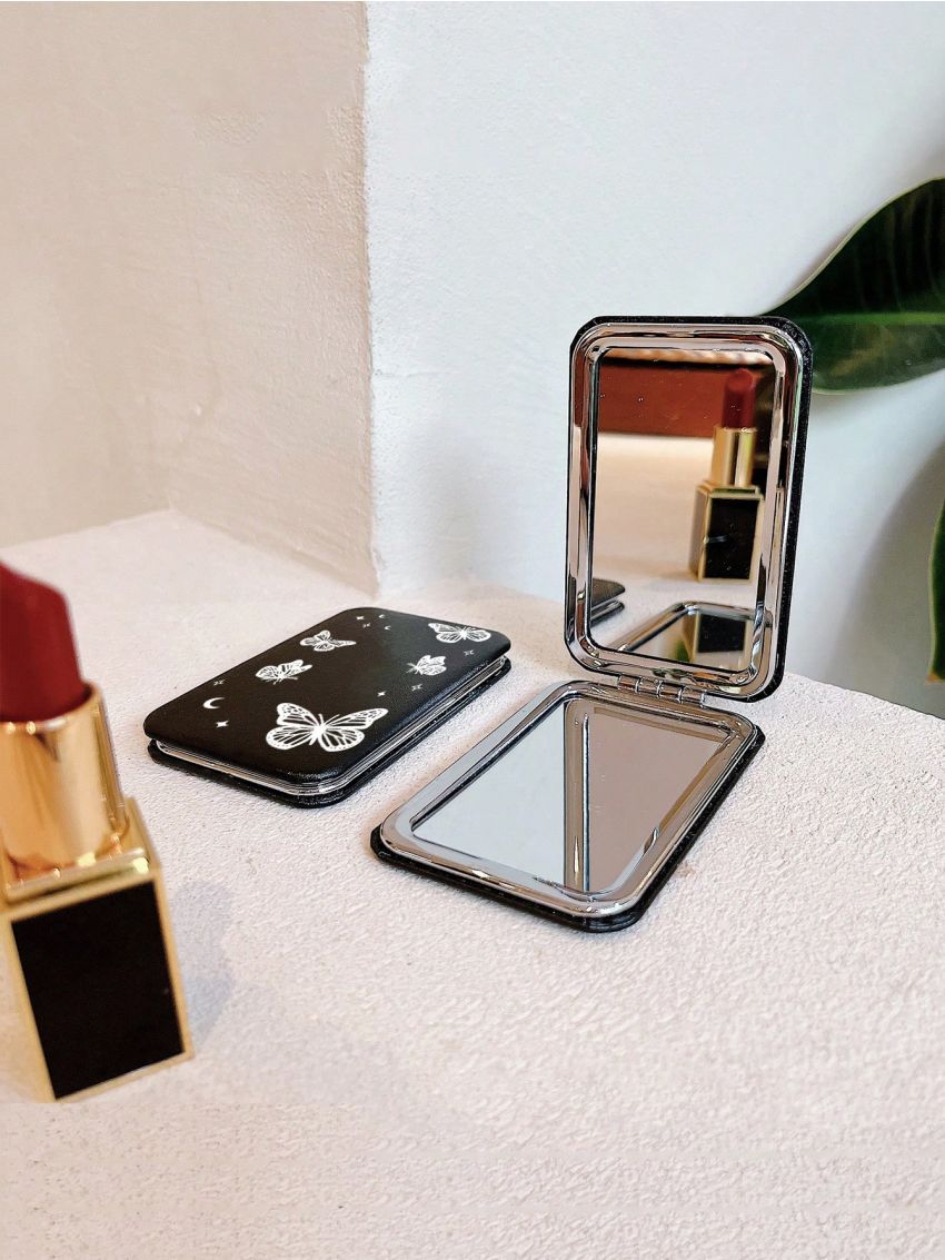 Foldable Butterfly Pattern Mirror
