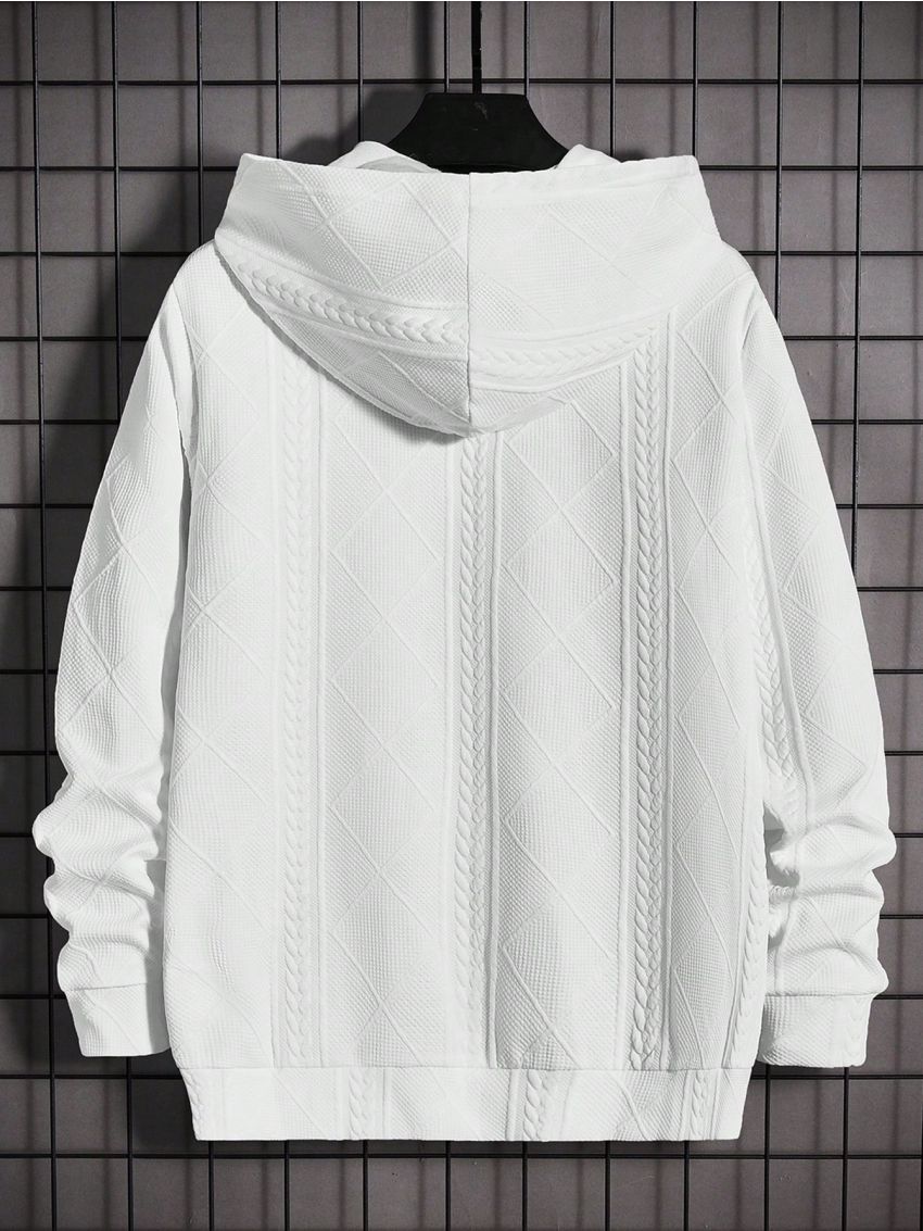 Manfinity Homme Men's Knitted Casual Sweatshirt And Sweatpants Set