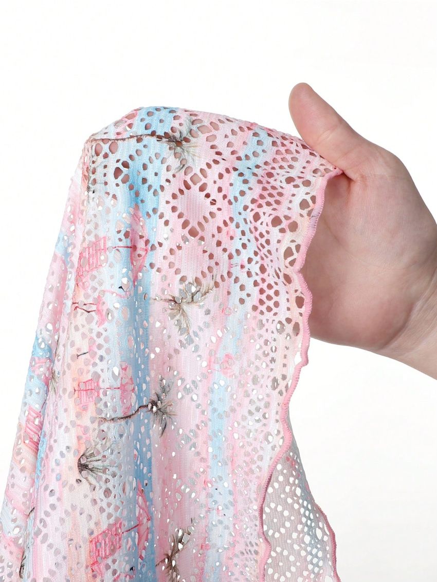 Big Girls' Palm Tree Print Kimono Cardigan