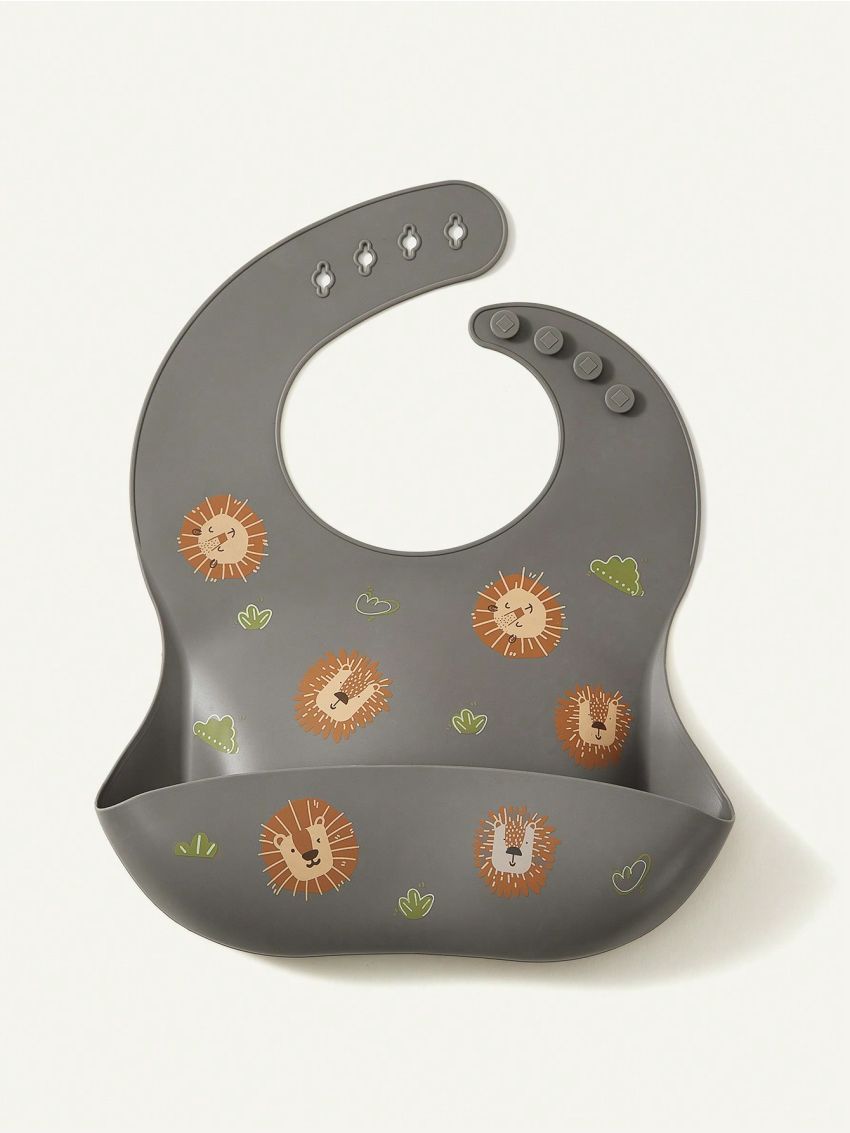 Cozy Cub 2 pcs Baby Feeding Silicone Bib Set