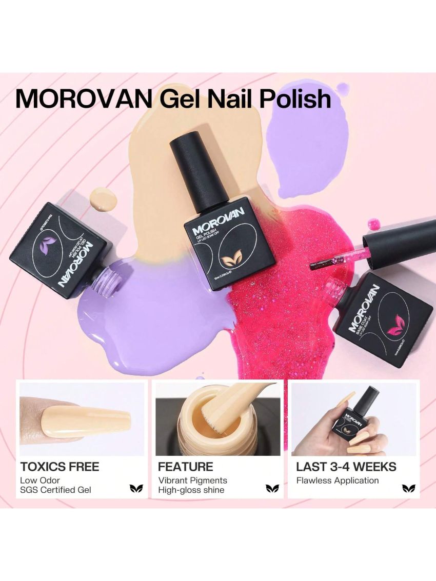 Morovan Acrylic Nails Kit with Everything: for Beginners Nail Set Professional Acrylic with Everything Acrylic Nails Set Full Acrylic Nail Supplies