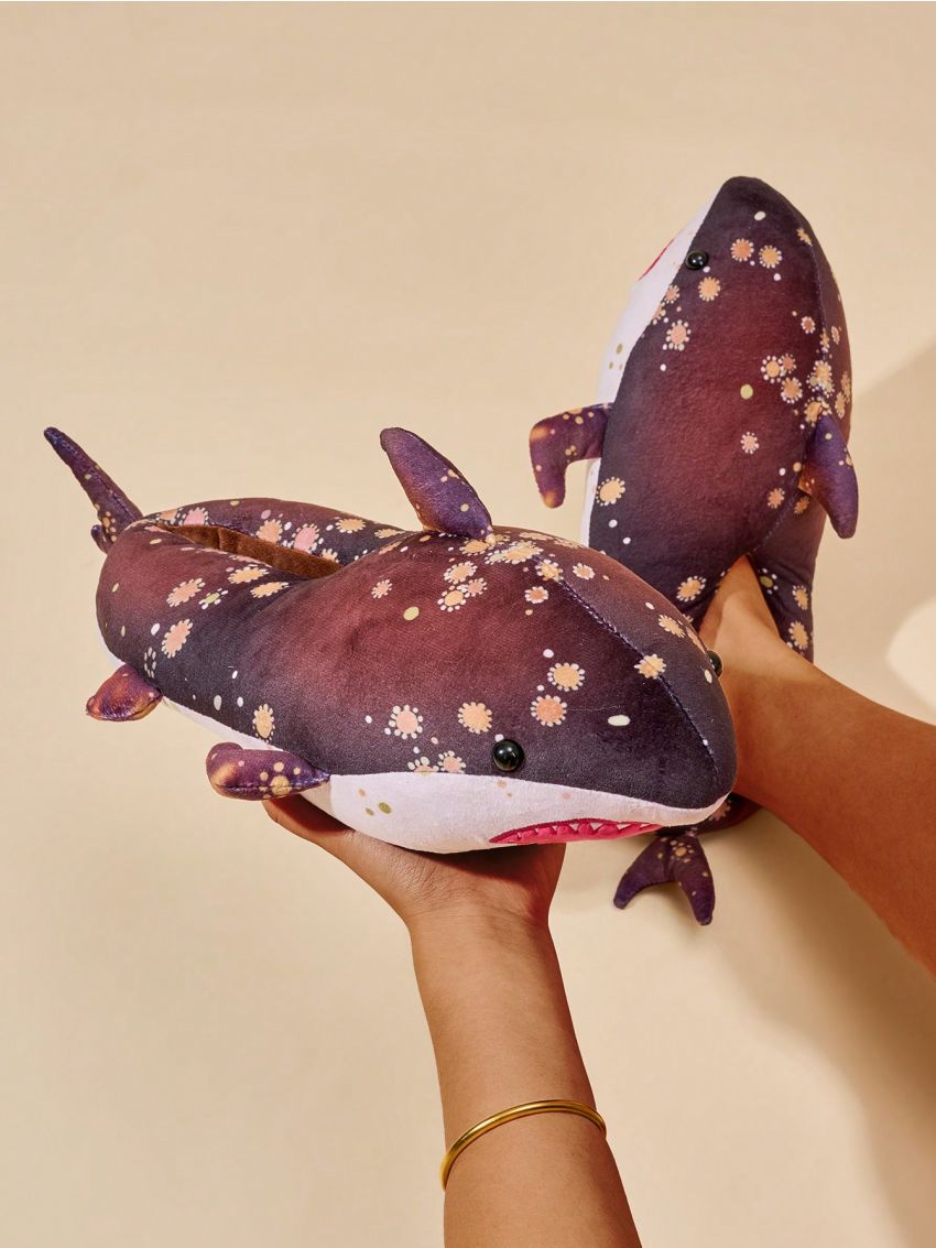 New Arrival Shark Slippers Comfortable Winter Warm Home Slippers Cartoon Cute Anti-slip Funny