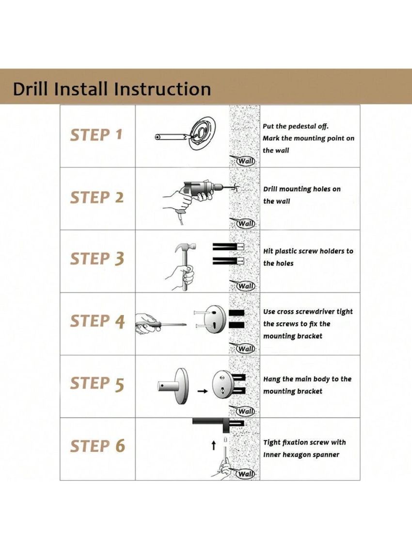 BESy Bathroom Hardware Accessory Hand Towel Ring,Oil Rubbed Bronze Stainless Steel Hand Towel Holder, Wall Mounted with Screws, Square Pedestal